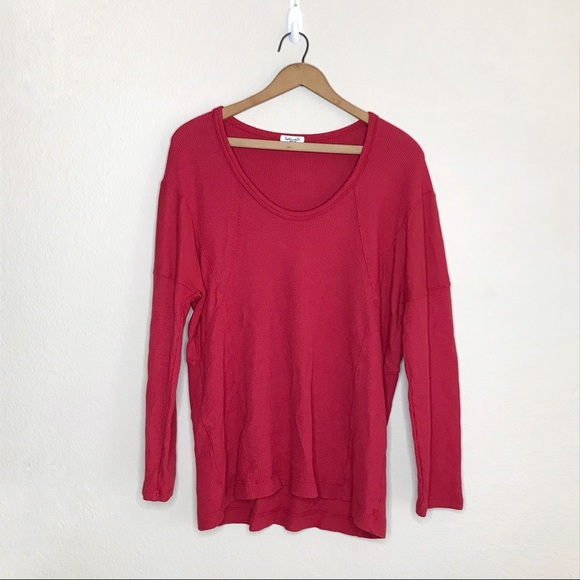 Splendid Mixed Media Thermal Knit Long Sleeve Top - Picture 10 of 10